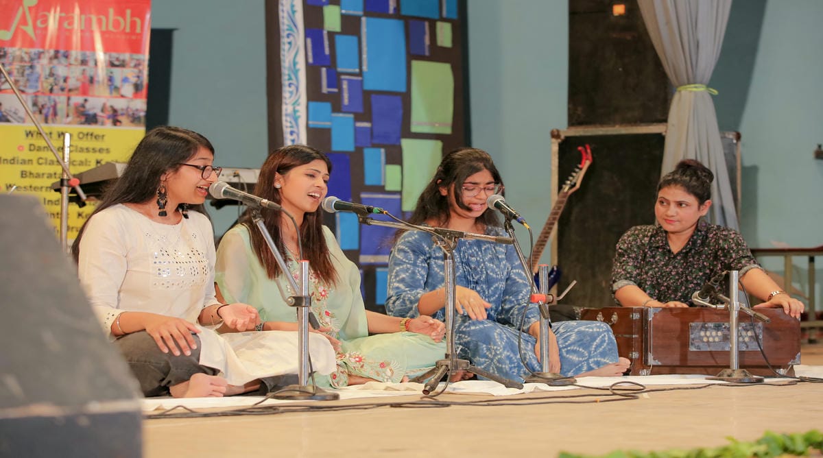 Indian classical vocal training