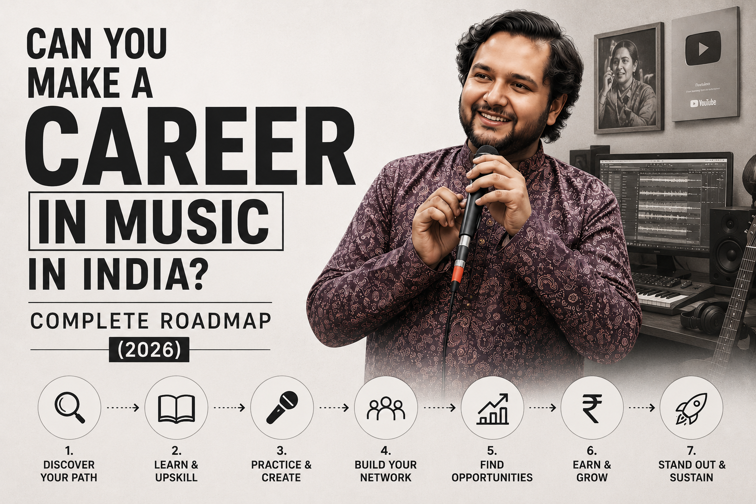You are currently viewing Can You Make a Career in Music in India? Complete Roadmap (2026)
